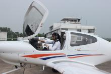 Image of Cadet Preparing for Flying